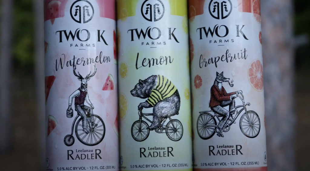 Two K Farms’ Leelanau Radlers Featured on Pour Michigan Reviews